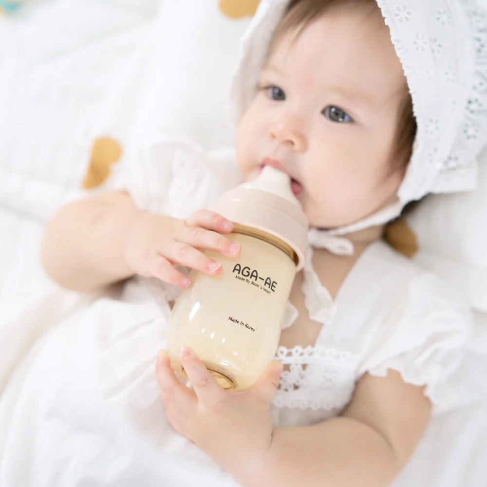 Bình sữa PPSU Aga-ae 180ml (Beige)