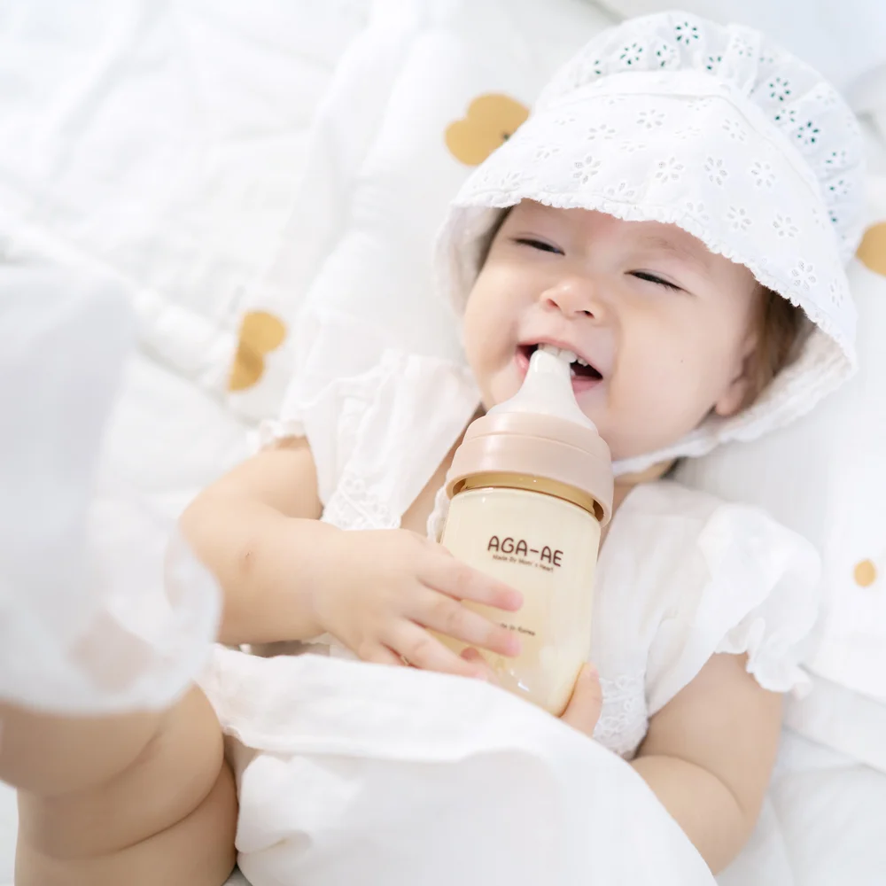 Bình sữa PPSU Aga-ae 180ml (Beige)