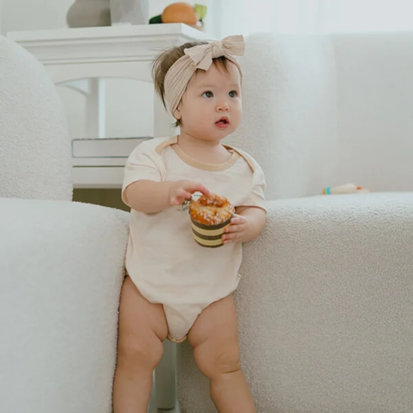 Set 2 bodysuit tam giác Ht thú cưng Animo M522001 -16 (0-12M,Nâu nhạt)