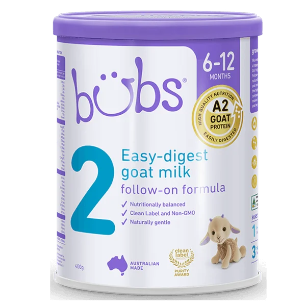 Sữa dê Bubs Goat số 2 400g (6-12 tháng)