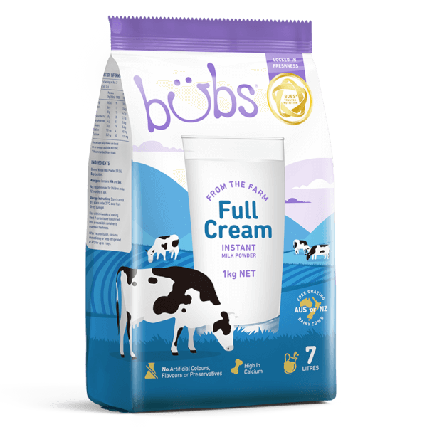 Combo 2 Sữa Bubs Full Cream 1kg