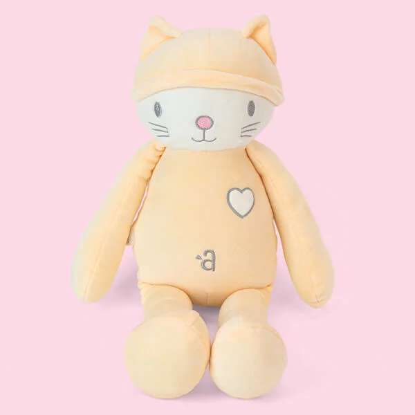 Thú bông em bé mèo vàng chân dài Animo