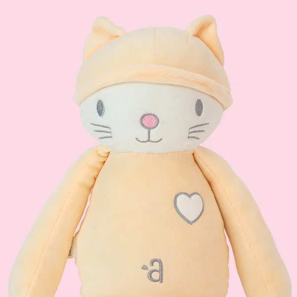 Thú bông em bé mèo vàng chân dài Animo