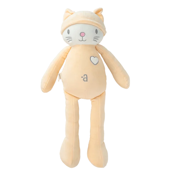 Thú bông em bé mèo vàng chân dài Animo