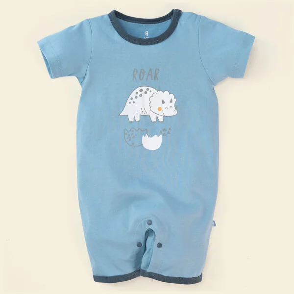 Set 2 body đùi khủng long Animo NB522016 (0-12M, Xanh Trắng)