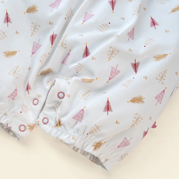 Bodysuit bé gái đùi Bst Lung linh cùng mèo Animo KK822034_537 (0-12M,Trắng họa tiết)