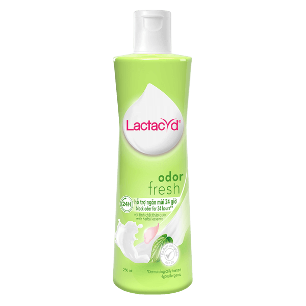 Dung dịch vệ sinh phụ nữ Lactacyd Odor Fresh ngăn mùi 250ml