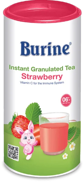 Trà Cốm Hoa quả Burine - Dâu tây (200g/hộp)
