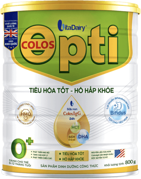 Sữa Colos Opti 0+ 800g (0-12 tháng tuổi)