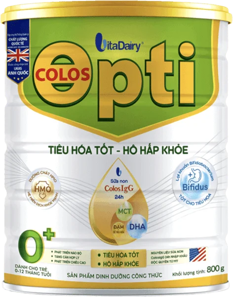 Sữa Colos Opti 0+ 800g (0-12 tháng tuổi)