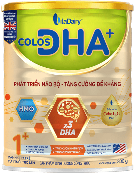 Sữa Colos DHA+ 1+ 800g (1-2 tuổi)