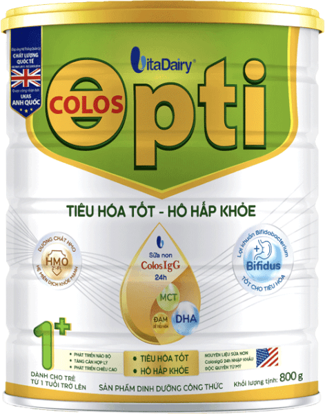 Sữa Colos Opti 1+ 800g (1-2 tuổi)