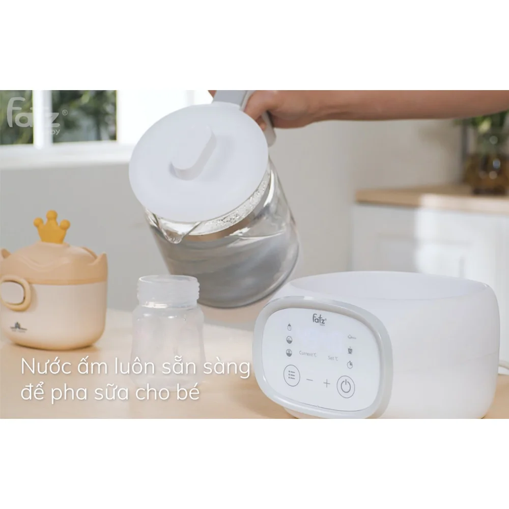 Máy Đun Nước Và Hâm Nước Pha Sữa Điện Tử Quick 9 Fatzbaby FB3526TN