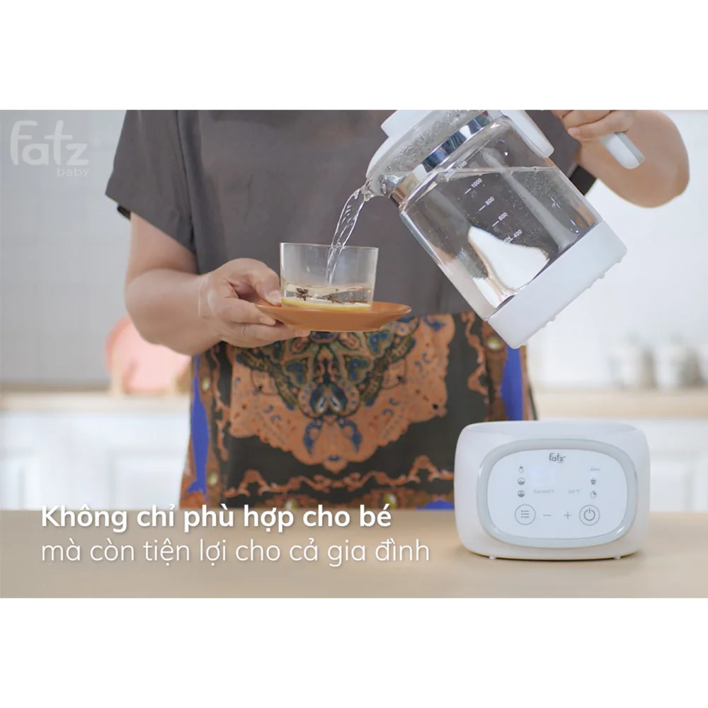 Máy Đun Nước Và Hâm Nước Pha Sữa Điện Tử Quick 9 Fatzbaby FB3526TN
