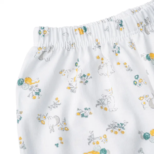 Bộ bé gái dài, BST Thỏ và hoa Animo HN1222004 (6M-6Y,Trắng)