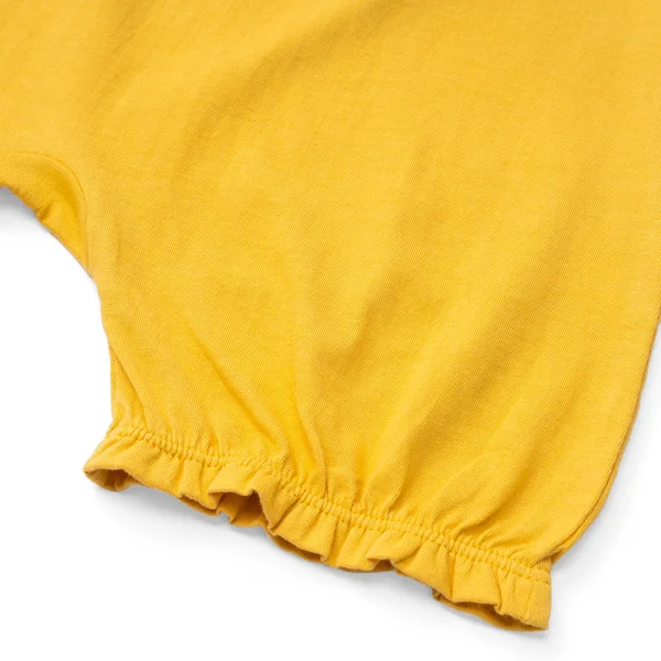 Bộ yếm bé gái ngắn, BST Thỏ và hoa Animo HN1222001 (6M-6Y,Vàng)