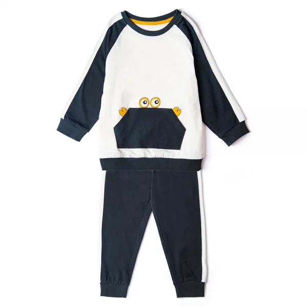 Bộ bé trai dài, Bst Cua sốt trứng muối Animo HN1122094 (6M-6Y,Xám đậm)