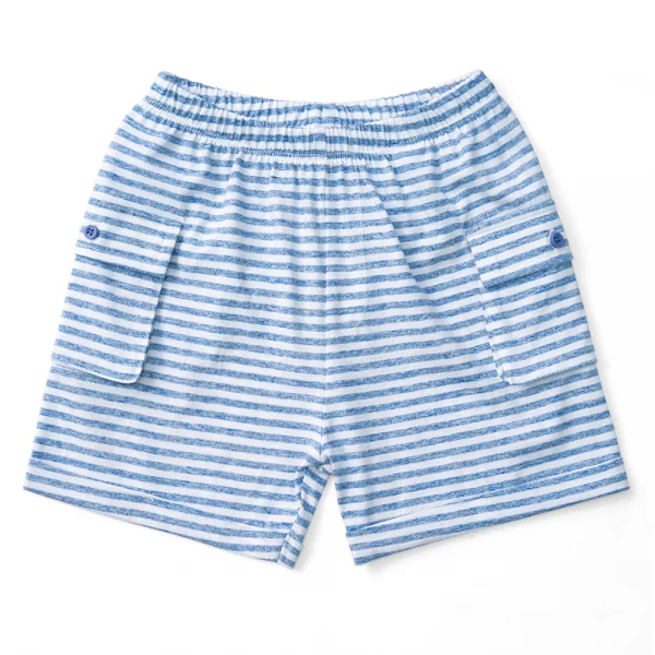 Bộ bé trai ngắn Bst Gấu mụp Animo VĐ1122089 (6M-6Y,Xanh)