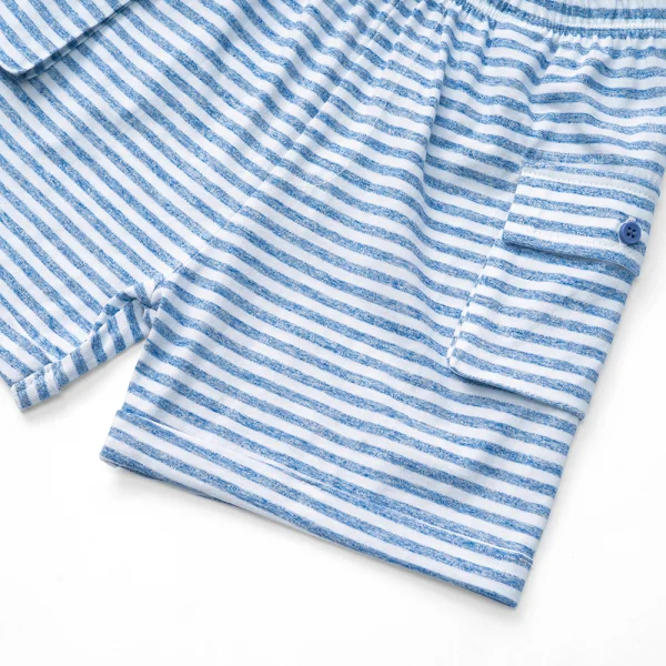 Bộ bé trai ngắn Bst Gấu mụp Animo VĐ1122089 (6M-6Y,Xanh)