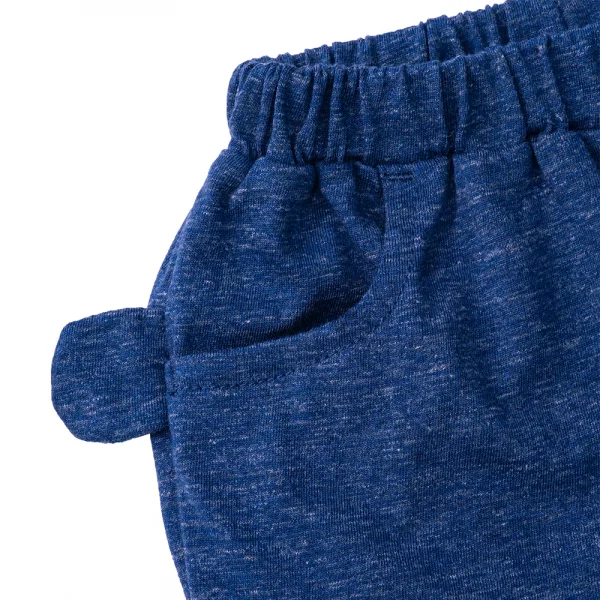 Bộ bé trai ngắn Bst Gấu mụp Animo VĐ1122088 (6M-6Y,Xanh)