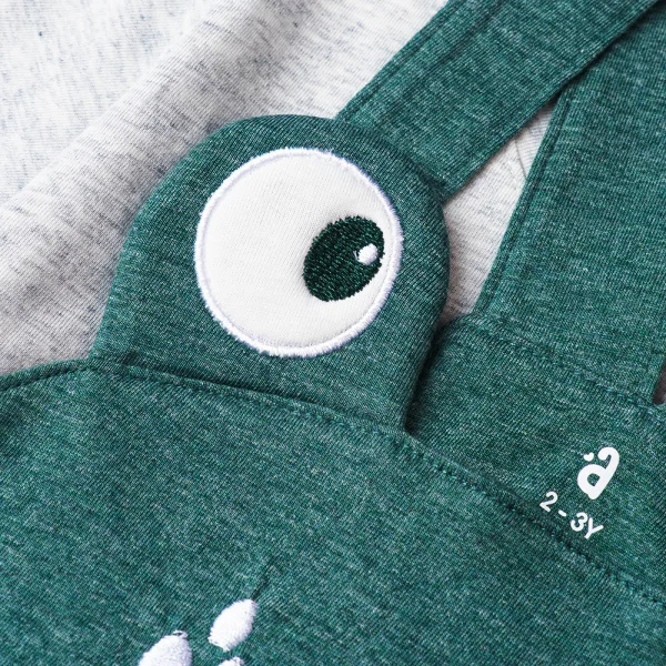 Bộ yếm bé trai ngắn Bst Cá sấu lùn Animo VĐ1122086 (6M-6Y,Xanh)