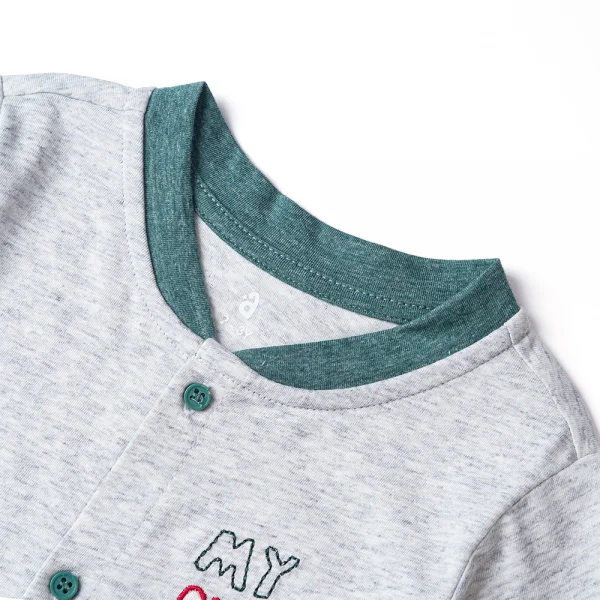 Bộ bé trai ngắn Bst Cá sấu lùn Animo VĐ1122085 (6M-6Y,Xanh)