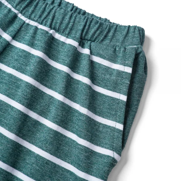 Bộ bé trai ngắn Bst Cá sấu lùn Animo VĐ1122085 (6M-6Y,Xanh)