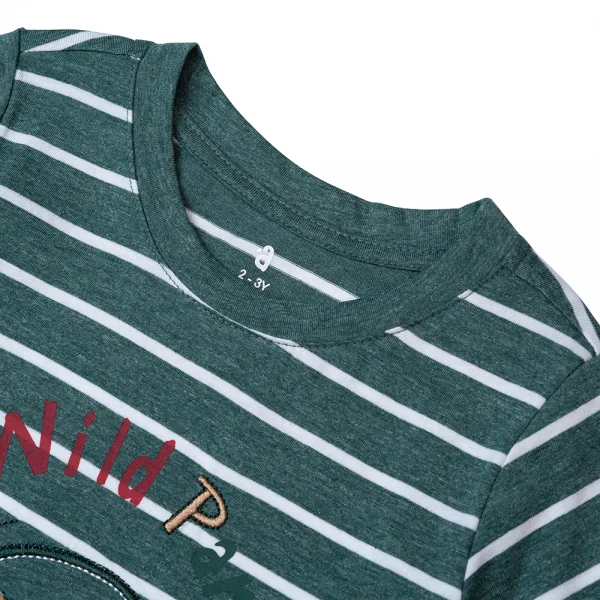 Bộ bé trai ngắn Bst Cá sấu lùn Animo VĐ1122084 (6M-6Y,Xanh)