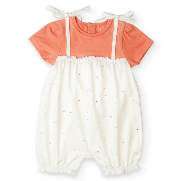 Bodysuit bé gái đùi, Bst Bé Anh Đào Animo KK922053 (0-12M,Trắng họa tiết_hồng)