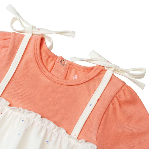 Bodysuit bé gái đùi, Bst Bé Anh Đào Animo KK922053 (0-12M,Trắng họa tiết_hồng)