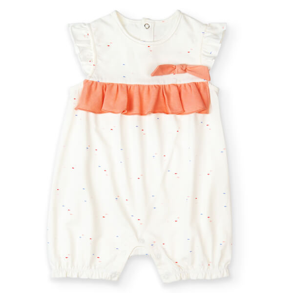 Bodysuit bé gái đùi, Bst Bé Anh Đào Animo KK922051 (0-12M,Trắng họa tiết_hồng)