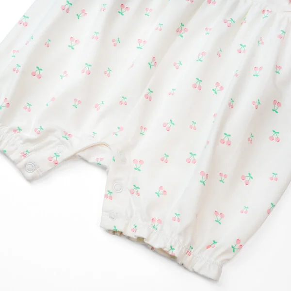 Bodysuit bé gái đùi, Bst Bé Anh Đào Animo KK922048 (0-12M,Trắng họa tiết_hồng)