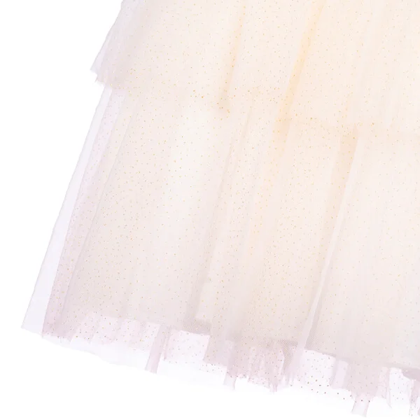 Đầm voan bé gái Animo MN922015 (6M-6Y,Màu be)