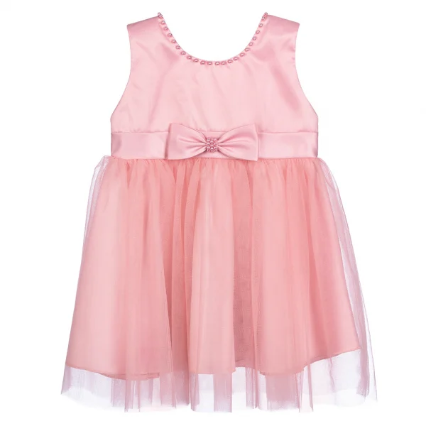 Đầm voan bé gái Animo TX1122056 (6M-6Y,Hồng)