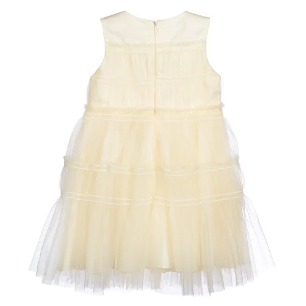 Đầm voan bé gái Animo TX1122057 (6M-6Y,Trắng)