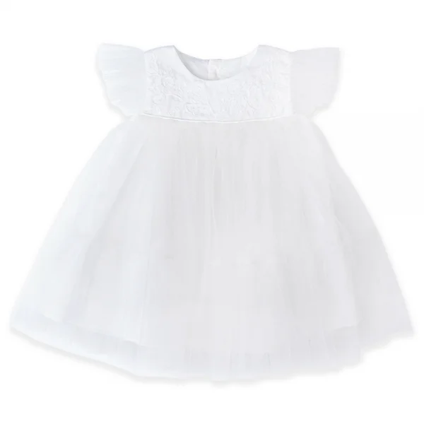 Đầm voan bé gái Animo TX1122002 (6-24M,Trắng)