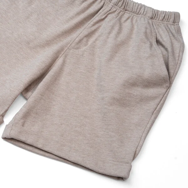 Bộ bé trai ngắn, bst Mèo mũm mĩm Animo HS1122067 (6M-5Y, Dark Beige)