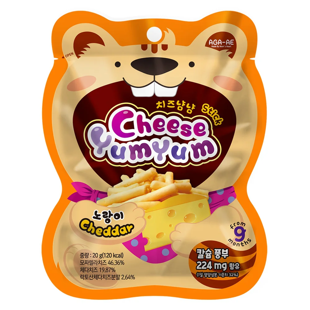 Phô mai sấy YumYum vị Cheddar 20g