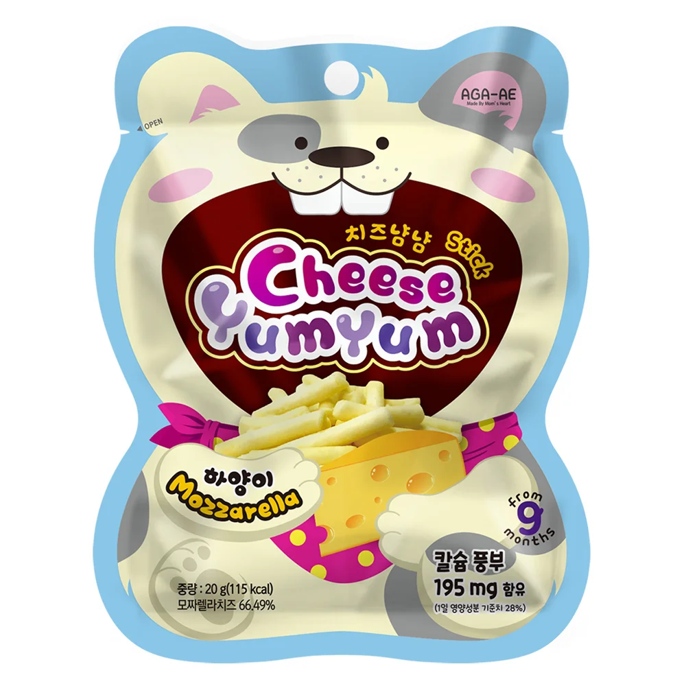 Phô mai sấy YumYum vị Mozzarella 20g