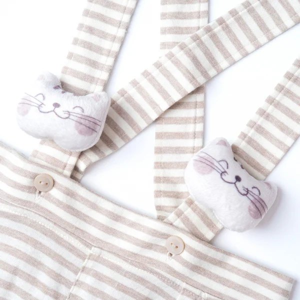 Bộ yếm bé trai, bst Mèo mũm mĩm Animo HS1122070 (6M-5Y,Dark Beige)