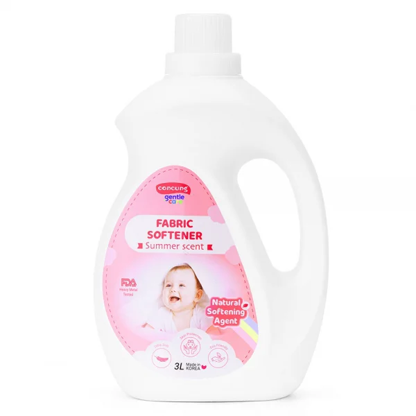 Nước xả vải Hàn Quốc ConCung Gentle Care hương ngọt ấm, chai 3L (giao bao bì ngẫu nhiên)