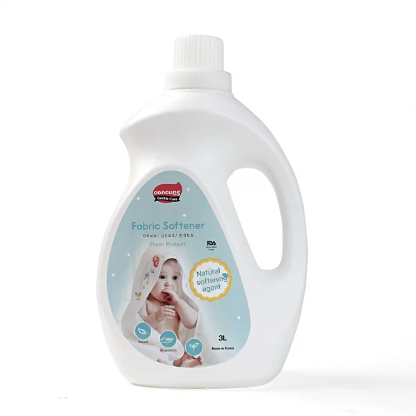 Nước xả vải Hàn Quốc ConCung Gentle Care hương tươi mát, chai 3L (giao bao bì ngẫu nhiên)