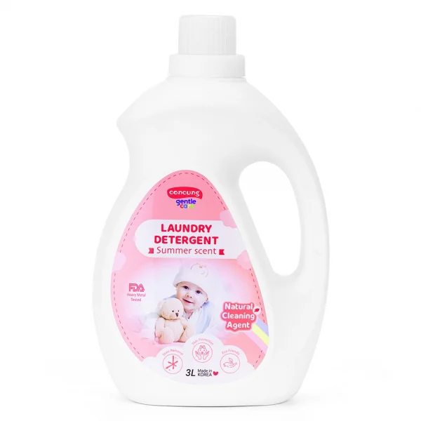 Nước giặt Hàn Quốc ConCung Gentle Care hương ngọt ấm, chai 3L (giao bao bì ngẫu nhiên)