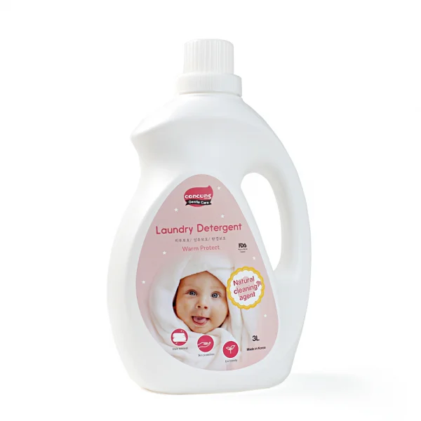 Nước giặt Hàn Quốc ConCung Gentle Care hương ngọt ấm, chai 3L (giao bao bì ngẫu nhiên)