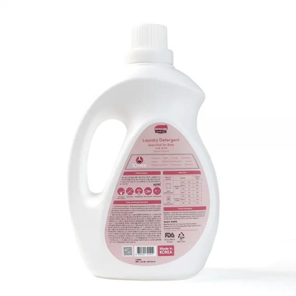 Nước giặt Hàn Quốc ConCung Gentle Care hương ngọt ấm, chai 3L (giao bao bì ngẫu nhiên)