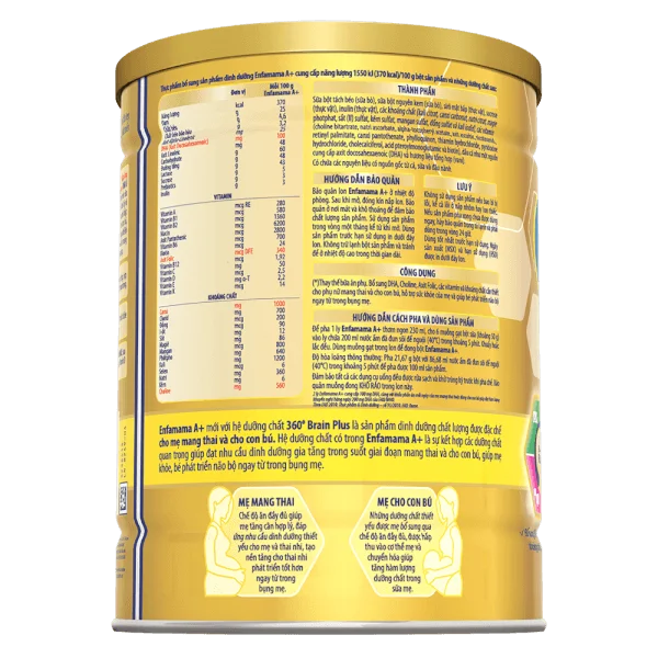 Sữa Enfamama A + Vị Vanilla 830g 2Flex