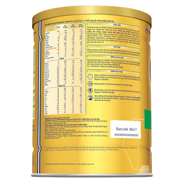 Sữa Enfagrow A+ số 4 830g (2-6 tuổi) pitstop