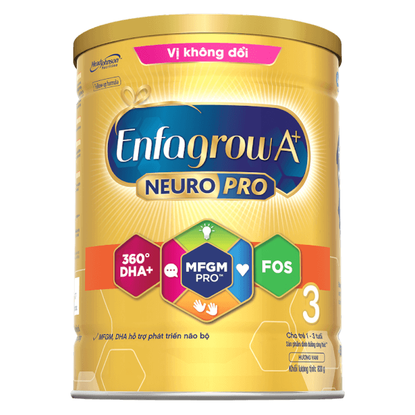 Sữa Enfagrow A+ số 3 830g (1-3 tuổi) pitstop