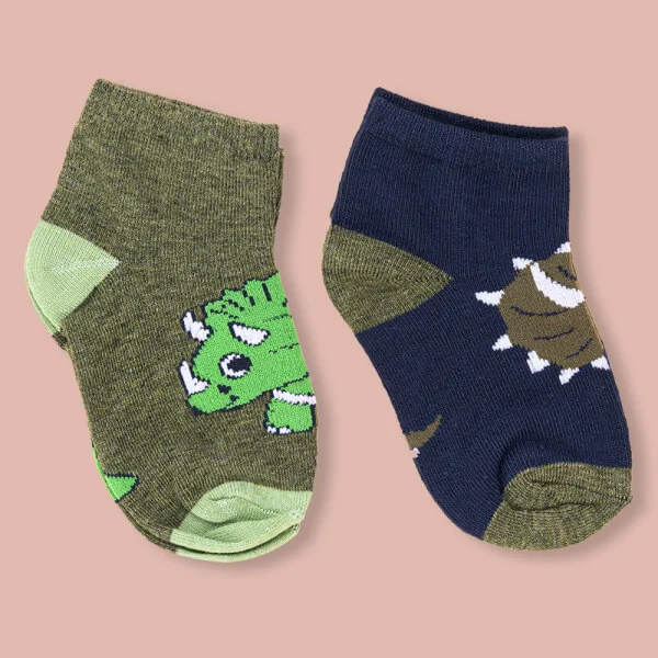 Set 2 đôi vớ bé trai sợi tre Animo I0921017 (18M-3Y, Nhiều màu, Giao màu ngẫu nhiên)