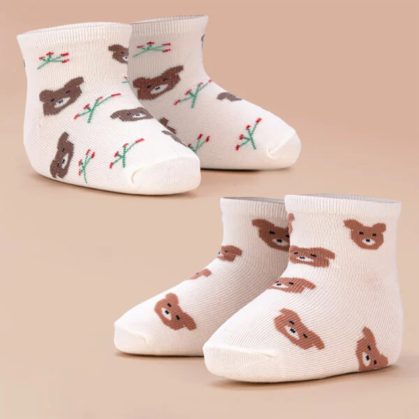 Set 2 đôi vớ bé trai sợi tre Animo I0921017 (18M-3Y, Nhiều màu, Giao màu ngẫu nhiên)